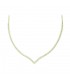 Neckless whitegold and gold